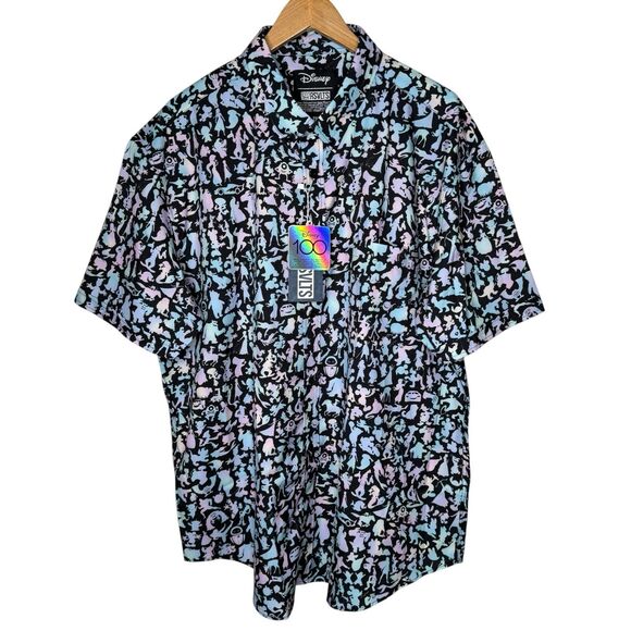 RSVLTS Other - RSVLTS Disney 100 Pastel Pals Light Kunuflex Shirt Mens 2XL Limited Edition NWT